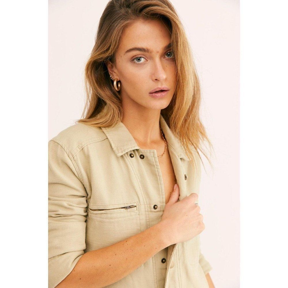 NWT WE THE FREE PEOPLE HIGHER GROUND ONE PIECE COVERALL UTILITY JUMPSUIT - Picture 2 of 4
